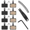 4 Pairs Bike Brake Pads,Bicycle Brake Pads with Installation Tools Compatible with Trp Tektro Shimano Brake Pads MT200 M355 M446 M315 M365,MTB Bike Disc Brake Pads Compatible with Ebike Brake Pads view 1