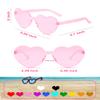 Fanny Pack Holographic with Heart Sunglasses,Waterproof Adjustable Belts Crossbody Waist Bag for Women Men Daily Wear, Bachelor Party (Peach pink) view 4