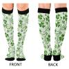 Wusikd St Shamrock Compression Socks for Women and Men Circulation Green Patrick Long Socks for Athletic Running 1 view 3