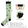 Wusikd St Shamrock Compression Socks for Women and Men Circulation Green Patrick Long Socks for Athletic Running 1 view 4