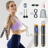 Smart Jump Rope, Multifun Speed Skipping Rope with Weight/Lap/Time/Calorie Counter Adjustable Digital Counting Jump Ropes for Home Gym, Cordless Jumping Rope for Men Women Kids view 4
