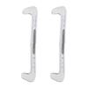 Durable Plastic Ice Hockey Skate Blade Guards Covers,Ice Skate Guards, Skating Guards and Soft Skate Blade Covers with Adjustable Spring Fits for Figure Skating or Hockey(White), Skate Guards Ic view 1