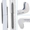 Durable Plastic Ice Hockey Skate Blade Guards Covers,Ice Skate Guards, Skating Guards and Soft Skate Blade Covers with Adjustable Spring Fits for Figure Skating or Hockey(White), Skate Guards Ic view 2