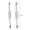 Durable Plastic Ice Hockey Skate Blade Guards Covers,Ice Skate Guards, Skating Guards and Soft Skate Blade Covers with Adjustable Spring Fits for Figure Skating or Hockey(White), Skate Guards Ic view 3