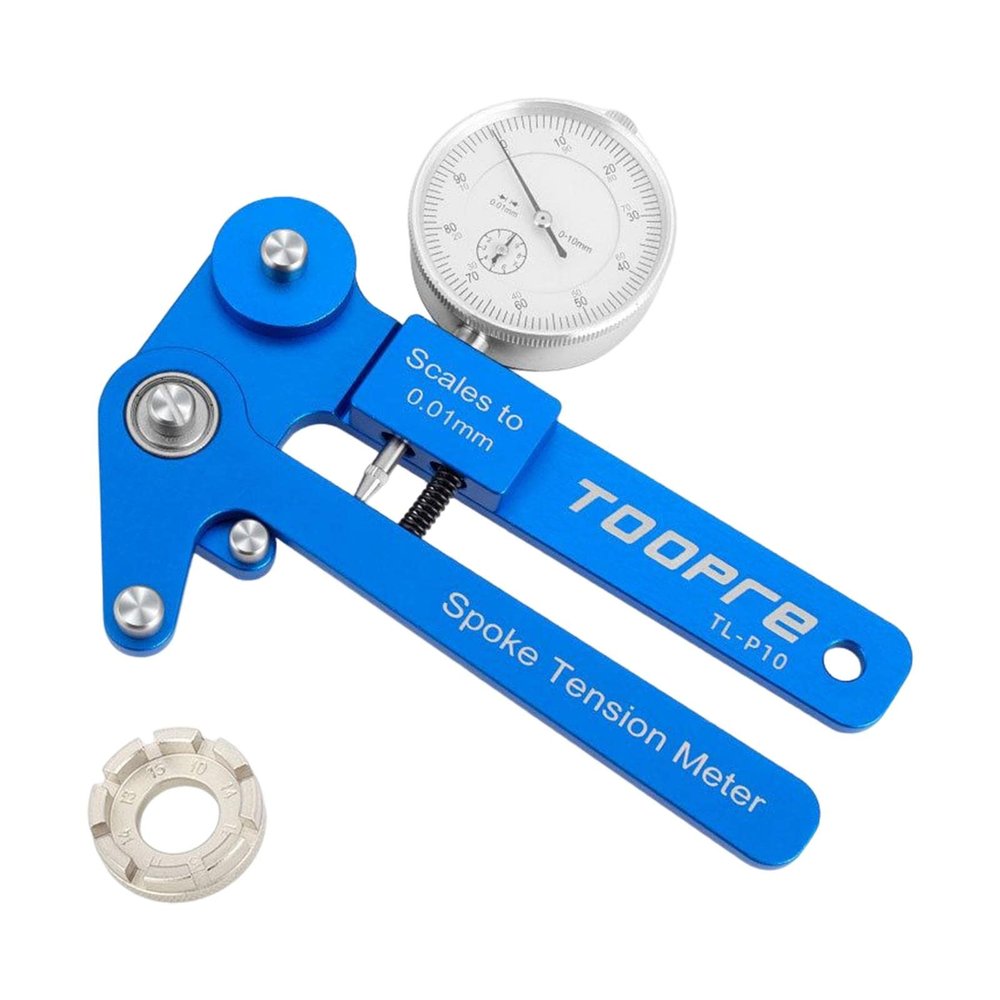 Vaveren Bikes Tension Meter - Spokes Calibration Tool, Aluminum Alloy, Mechanical Meter for Road & Mountain Bikes