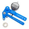Vaveren Bikes Tension Meter Spokes Calibration Tool Durable Road Bike Indicator Meter Mountain Bike Rim Adjustment Tensiometer Bike Aluminum Alloy, Digital Meter view 4