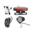 TEQIN Ebike Headlight and Tail Light Sets, 24V to 48V Front Rear Warning Lights Kit, LED Night Spotlight Cycling Modification Parts 24-48V view 1