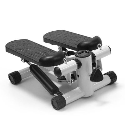 YSUEFIJO Stair Stepper for Exercise, Mini Stepper with Resistance Band, Endurance Training Home Fitness Equipment, Aerobic Fitness Stepper Exercise Machine, for Home Gym Workout (Black)