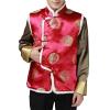 Chinese Top Men Winter Chinese New Year Tang Suit Waistcoat Disc Buckles (XXL,Purple,XX-Large,Regular,Regular) view 1