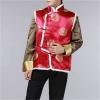 Chinese Top Men Winter Chinese New Year Tang Suit Waistcoat Disc Buckles (XXL,Purple,XX-Large,Regular,Regular) view 2