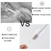 Obsoorth Silicone Bottle Cleaning Brush BPA Free Good Grip Short Handle Grey Small Diameter Neck Container Portable Cleaner for Drinking Glasses, Baby Nipple view 4