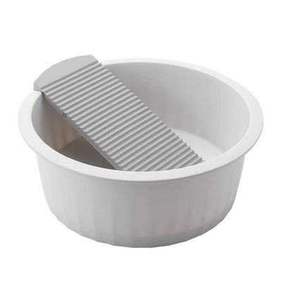 Ipetboom Camping Accessories Camping Accessories 1 Set Washboard Basin Plastic Laundry Tub Basin Laundry Board for Hand Washing Clothes and Small Delicate Articles Grey Baby Bottles Baby Bottles