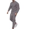 Men's 2 Pieces Outfits Sweatsuits Long Sleeve Basic Sweatshirts and Jogger Pants Set Casual Athletic Sports Tracksuits view 1