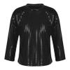 Agoky Kids Boys Girls Long Sleeve Shiny Sequin Dance Crop Top Diamond Children Gymnastic Performance Tee Shirts Black 2-3 Years view 1