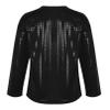 Agoky Kids Boys Girls Long Sleeve Shiny Sequin Dance Crop Top Diamond Children Gymnastic Performance Tee Shirts Black 2-3 Years view 2