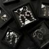 12PCS 3D Floating Frame Display Stand, Jewelry Box, Gift Box, Ornament Organizer, Small Travel Jewelry Box, PE Film Anti-Oxidation, Suspended Display Box Stackable (3.54*3.54Type 1) view 3