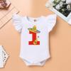 IMEKIS Cinco de Mayo 1st Birthday Outfits Girls Baby Cake Smash Mexican Fiesta Party Sombrero Hat May 5 Romper Bummies Shorts Toddler First Taco Bout One Photoshoot Colorful 12-18 Months view 3