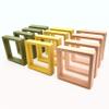 12PCS 3D Floating Frame Display Stand, Jewelry Box, Gift Box, Ornament Organizer, Small Travel Jewelry Box, PE Film Anti-Oxidation, Suspended Display Box Stackable (3.54*3.54Type 2) view 1