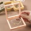 12PCS 3D Floating Frame Display Stand, Jewelry Box, Gift Box, Ornament Organizer, Small Travel Jewelry Box, PE Film Anti-Oxidation, Suspended Display Box Stackable (3.54*3.54Type 2) view 2