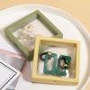 12PCS 3D Floating Frame Display Stand, Jewelry Box, Gift Box, Ornament Organizer, Small Travel Jewelry Box, PE Film Anti-Oxidation, Suspended Display Box Stackable (3.54*3.54Type 2) view 3