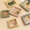12PCS 3D Floating Frame Display Stand, Jewelry Box, Gift Box, Ornament Organizer, Small Travel Jewelry Box, PE Film Anti-Oxidation, Suspended Display Box Stackable (3.54*3.54Type 2) view 4