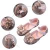 Childrens Shoes Pearl Rhinestones Shining Kids Princess Shoes Baby Girls Shoes For Party And Toddler Boy Slippers (Pink, 22) view 3