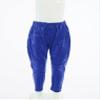 Agoky Kids Girls Boys Shiny Metallic Dance Harem Pants Athletic Jazz Hip Hop Latin Dance Leggings Radish Pants Royal Blue 9-10 Years view 3
