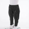 Freebily Kids Girls Boys Shiny Harem Pants Metallic Trouses High Waist Hip Hop Jazz Dancing Performance Radish Pants Black 7-8 Years view 4