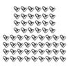 Frobea 60 Pieces Enlarged Mouth Clip Clasp Olecranon for Snap Hooks Outdoor Bag Black Color view 1