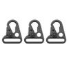 Frobea 60 Pieces Enlarged Mouth Clip Clasp Olecranon for Snap Hooks Outdoor Bag Black Color view 4