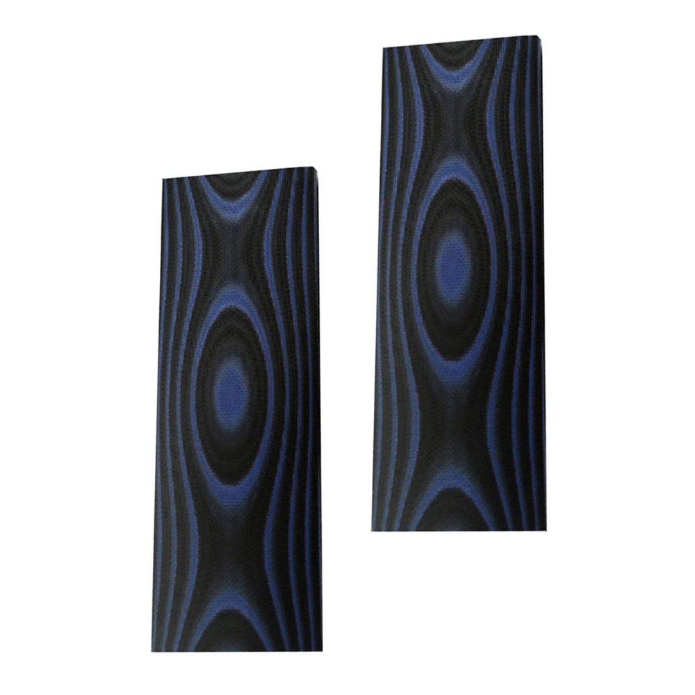 HAISDA Blue G10 Scales knife Handle Material Knifemakers Sword DIY Slabs Grips Micarta Blanks Slabs Material pack of 2