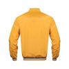 Men's Casual Trench Coat Fashion Rain Jacket With Hoodie - Spring and Autumn Sports Solid Color Coat With 2 Vests XXL Bubble Jacket (XXL, Yellow) view 2
