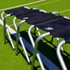 FORZA Portable Aluminum Team Benches - 4 Seat, 6 Seat & 8 Seat Benches Available | Folding Chairs for Substitutes | Subs Bench for Soccer | Carry Bag Included (8-Seater, with Shelter) view 2