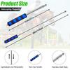 SETHVILL 4 Pcs Horse Training Flag Horse Training Equipment with 48" Telescopic Handheld Flagpoles, Portable Equestrian Nylon Training Flag for Horse Lunging Training view 2