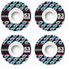 Consolidated Skateboard Wheels Cracked Cube 53mm 99A with ABEC 5 Bearings view 2