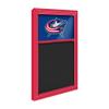 The Fan-Brand Columbus Blue Jackets Chalk Note Board - Sports Team Bar Sign Dcor: Home, Dorm, Garage, Office, Fan Cave view 2