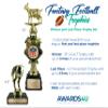 Awards4U Winner and Loser Trophies - Personalized Goat and Horse Butt Trophy Set with Customized Plates for 1st and Last Place (Fantasy Football) view 2