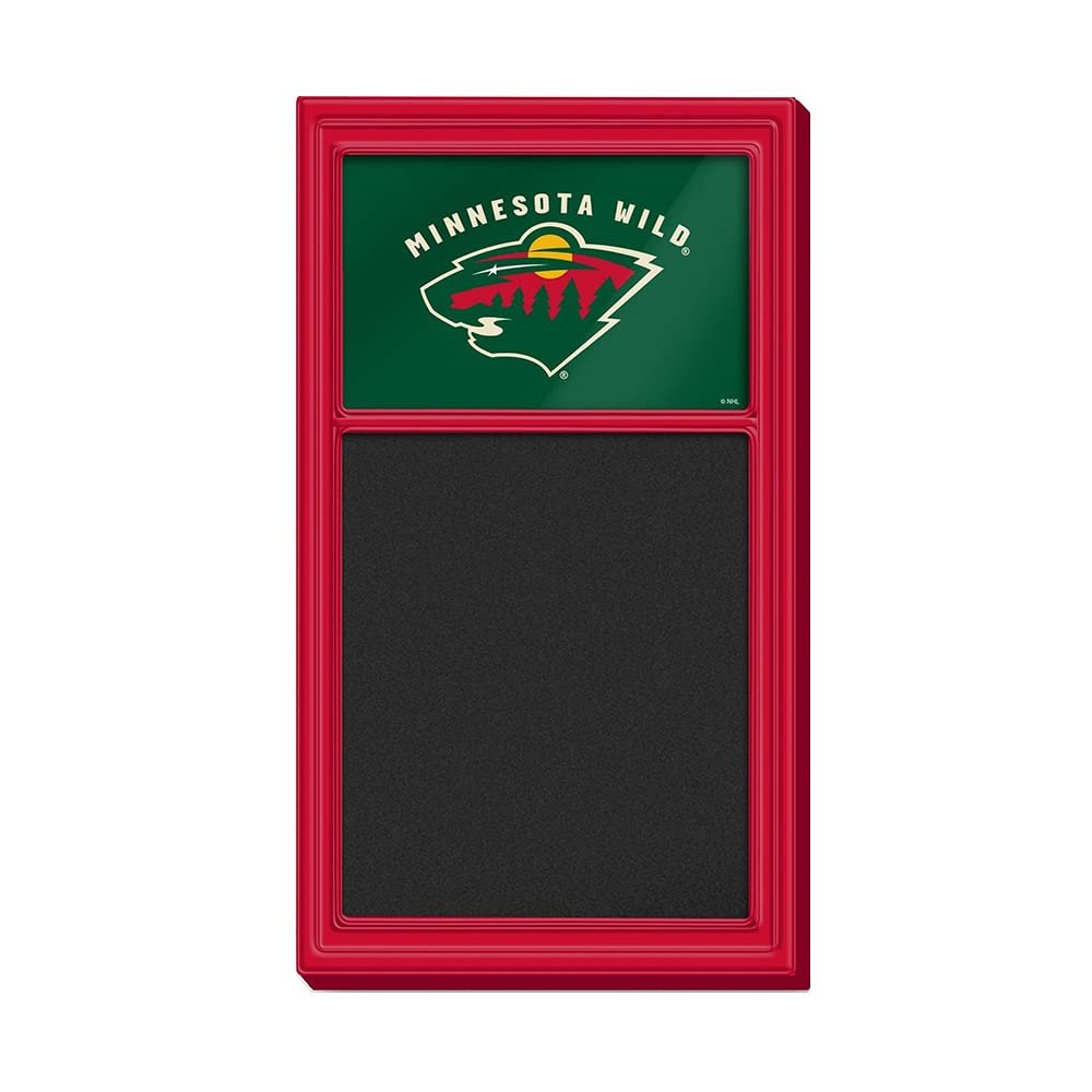 The Fan-Brand NHL for Minnesota Wild Chalk Note Board - Sports Team Bar Sign Dcor: Home, Dorm, Garage, Office, Fan Cave