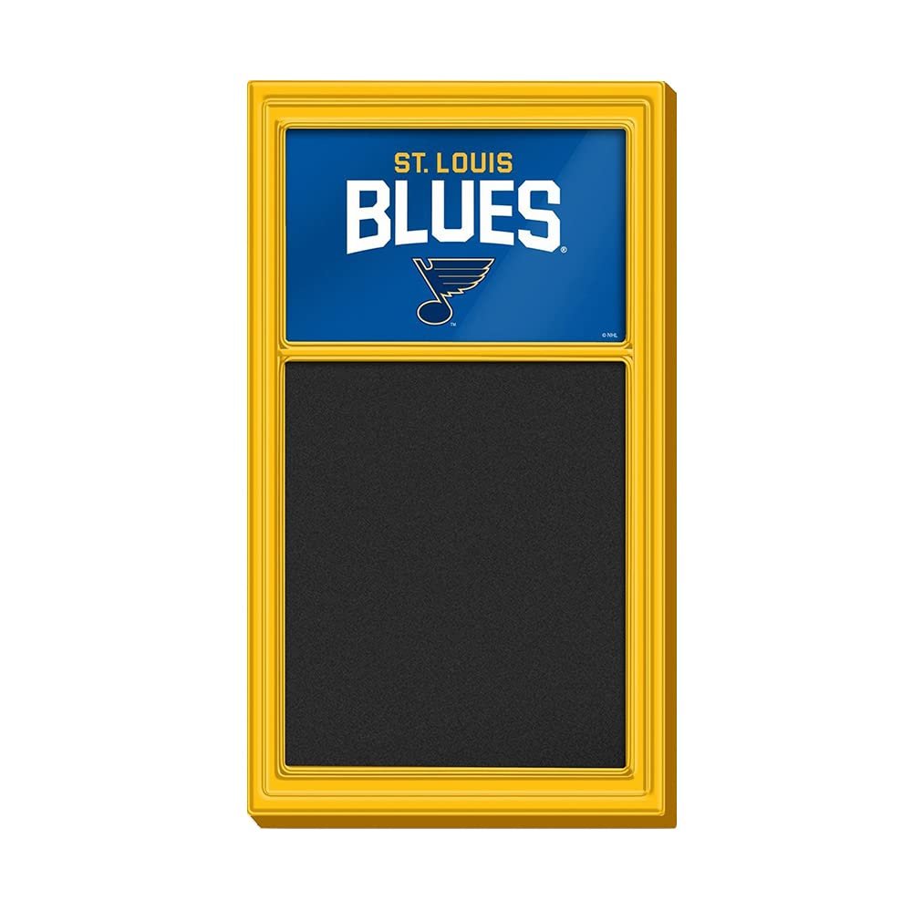The Fan-Brand St. Louis Blues Chalk Note Board - Sports Team Bar Sign Dcor: Home, Dorm, Garage, Office, Fan Cave