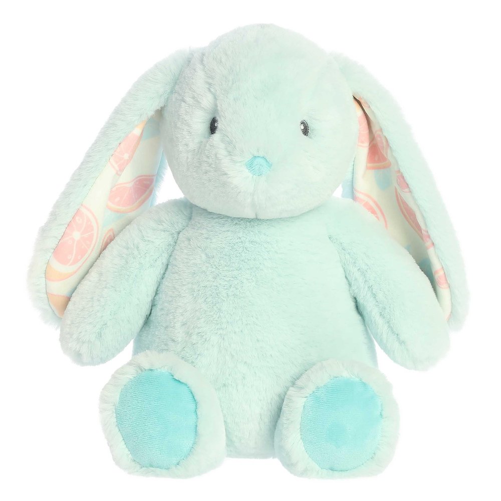 Aurora Playful Dewey Flourish Seafoam Baby Stuffed Animal - Soft & Cuddly Toy - Imaginative Play - Blue 12.5 Inches