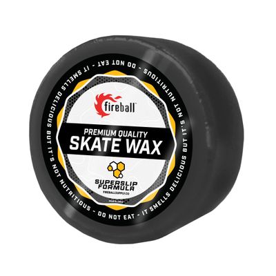 Fireball SuperSlip Pro Skateboard Wax for Rails - USA Designed Skate Curb Wax for Scooters Aggressive Inline and Skateboards - Custom Formula Professional Skate Wax (Black)