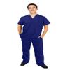 ACTIVE UNIFORMS Men Scrub Set Medical Scrub Top and Pants(True Navy Blue, Small) view 1