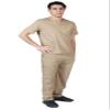 ACTIVE UNIFORMS Men Scrub Set Medical Scrub Top and Pants(Khaki, XX-Small) view 1