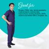 ACTIVE UNIFORMS Men Scrub Set Medical Scrub Top and Pants(Purple, XX-Small) view 2