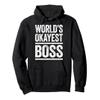 World's Okayest Boss Shirt Men Women Best Boss Ever Pullover Hoodie view 1