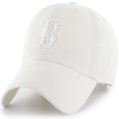 '47 New York Yankees Adjustable Cap Clean Up MLB, Boston Red Sox White, One Size