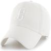 '47 New York Yankees Adjustable Cap Clean Up MLB, Boston Red Sox White, One Size view 1