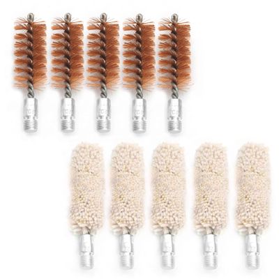 Motanar 10 Pack Bore Brush/Swab Kit,Shoutgun/Pistol Bore Brushes Cleaning Mop Brushes (20 Gauge)