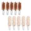 Motanar 10 Pack Bore Brush/Swab Kit,Shoutgun/Pistol Bore Brushes Cleaning Mop Brushes (20 Gauge) view 1