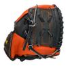 Markwort T-Ball Baseball Glove 9" Right Hand Throw, Orange, Black view 3